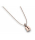 Rose gold pendant with Diamonds