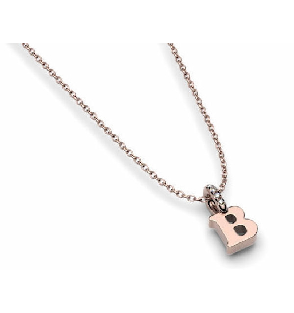 Colgante oro rosa y diamantes