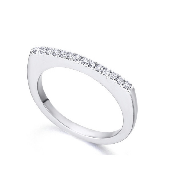 Anillo oro blanco y Diamantes