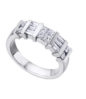 Anillo oro blanco y Diamantes