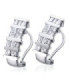 Pendientes oro blanco y Diamantes