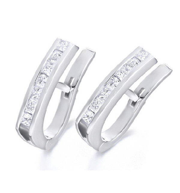 White gold earrings with Diamonds