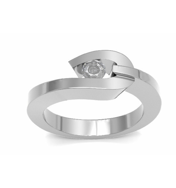 White gold ring with Diamond
