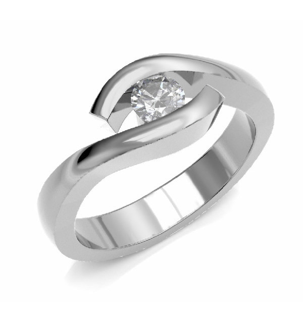 White gold ring with Diamond