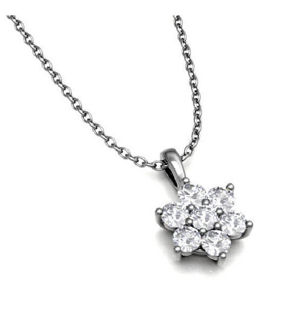 White gold pendant with Diamonds