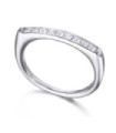 Anillo oro blanco y Diamantes