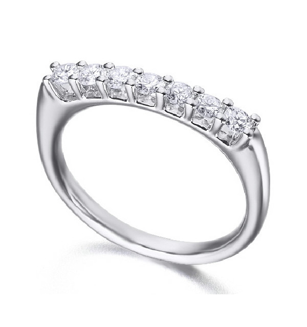 Anillo oro blanco y Diamantes