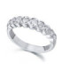 White gold ring with diamonds 0.80cts
