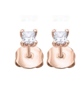 Rose gold earrings with Diamonds