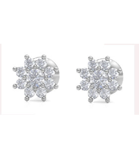 White gold earrings with Diamonds