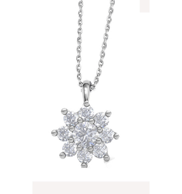 White gold pendant with Diamonds