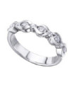 Anillo oro blanco y Diamantes