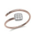 Rose gold ring with Diamonds