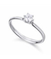 Anillo oro blanco y Diamante