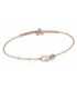 Rose gold bracelet with Diamonds