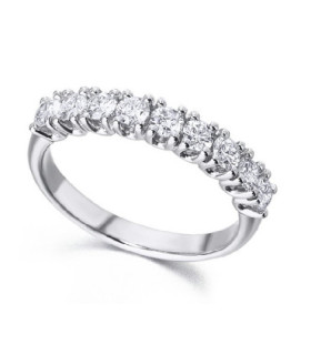 Anillo oro blanco y Diamantes