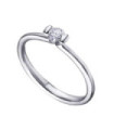 Anillo oro blanco y Diamante