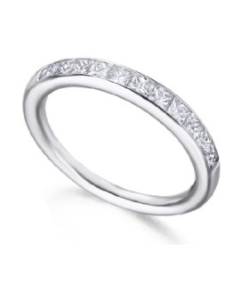 Anillo oro blanco y Diamantes