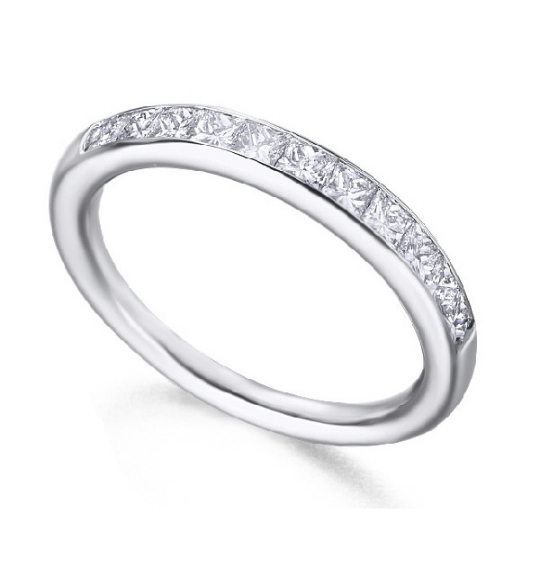 Anillo oro blanco y Diamantes
