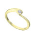 Anillo oro amarillo.Dmte.0,09 cts.