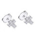 Pendientes oro blanco y Diamantes