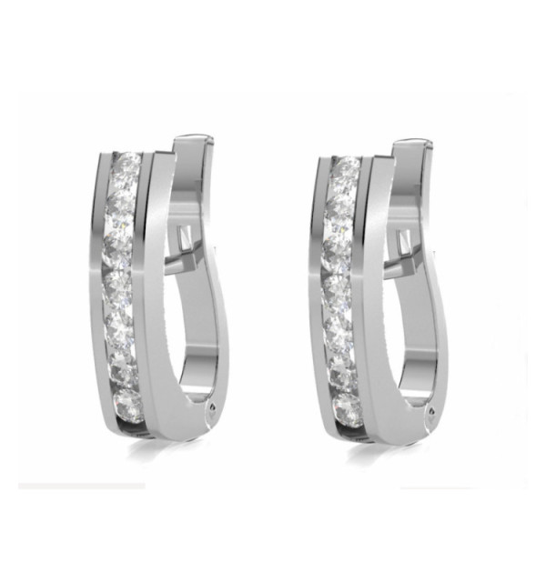 White gold earrings with Diamonds