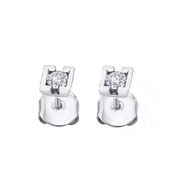 White gold earrings with Diamonds