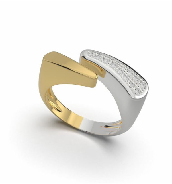 White gold ring with Diamonds 0.56 cts