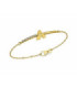 Pulsera oro amarillo  y diamantes