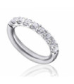 White gold band with Diamonds