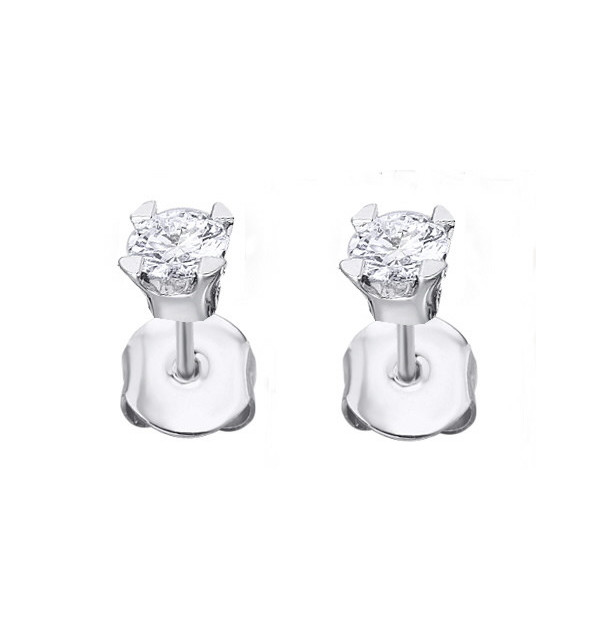 White gold earrings with Diamonds