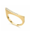 Anillo oro blanco y Diamantes