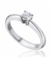 Anillo oro blanco y Diamante