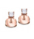Rose gold earrings with Diamonds